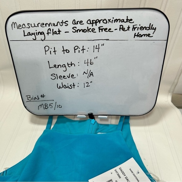 Rare Editions Big Girl's Ombre Zip Up Dressy Maxi Dress Blue Size 12 NWT - Picture 16 of 16